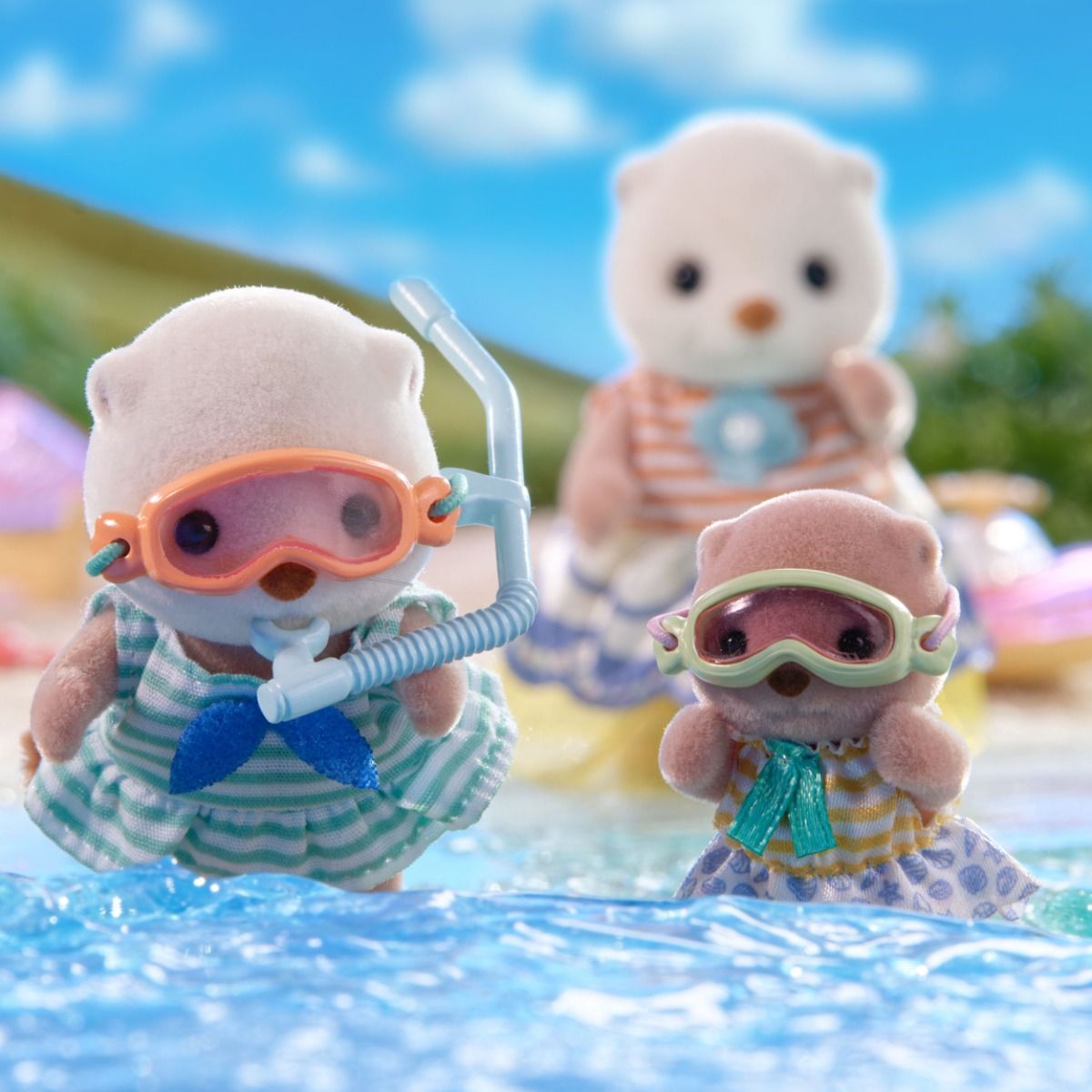 Sylvanian Families - Sea Otter Sisters - Splashy Snorkel Set
