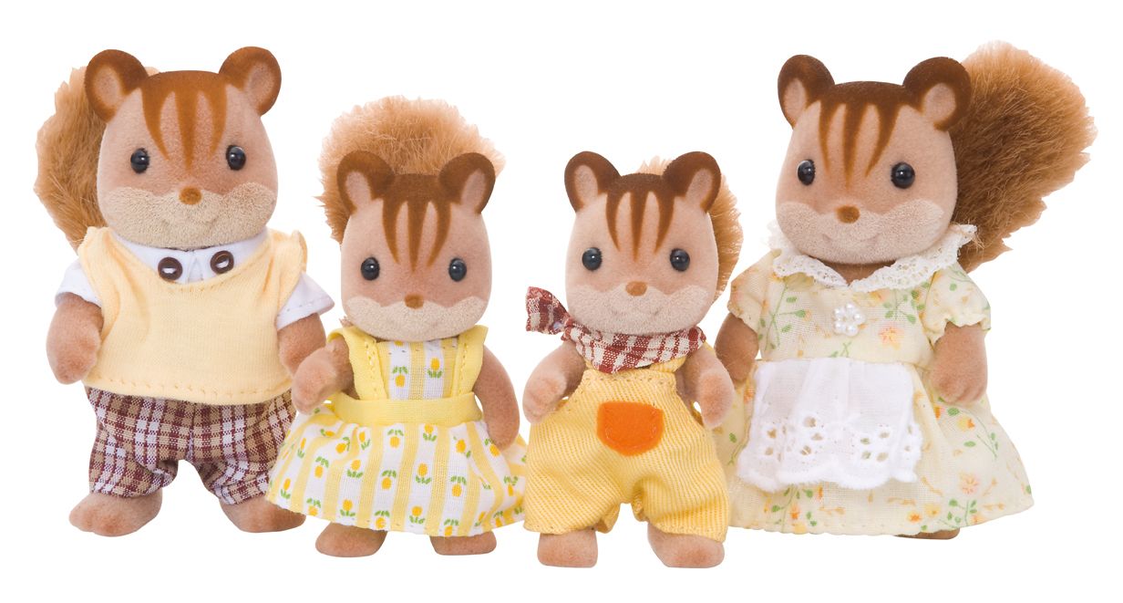 Sylvanian Families - Walnut Squirrel Family