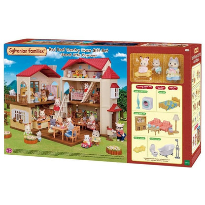 Sylvanian Families - Red Roof Country Home Gift Set-Secret Attic Playroom