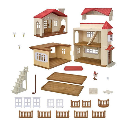 Sylvanian Families - Red Roof Country Home Gift Set-Secret Attic Playroom