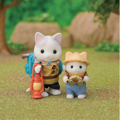 Sylvanian Families - Exciting Exploration Set -Latte Cat Brother & Baby