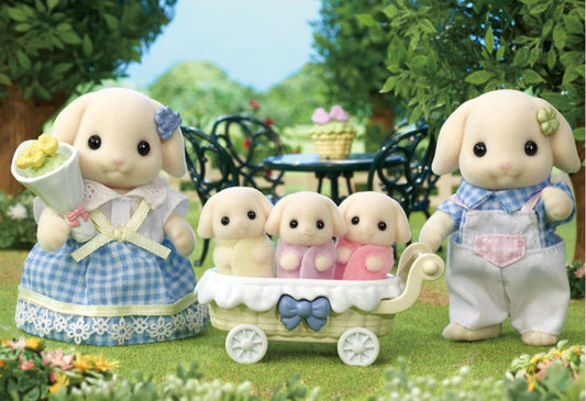 Sylvanian Families - Flora Rabbit Family