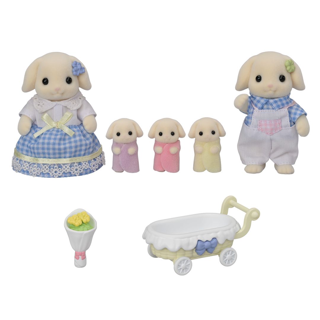 Sylvanian Families - Flora Rabbit Family