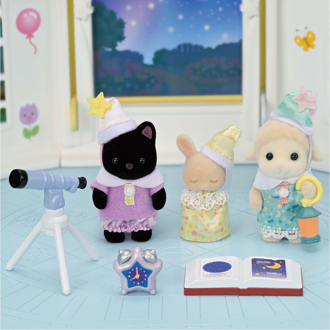 Sylvanian Families - Nursery Friends -Sleepover Party Trio