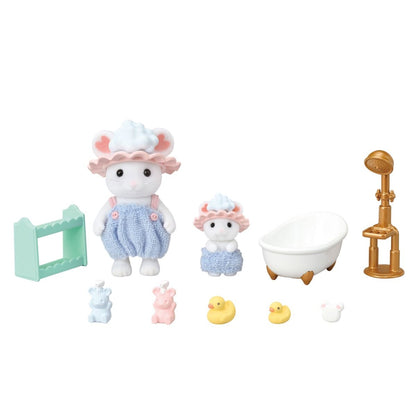 Sylvanian Families - Bath Time Bubble Siblings