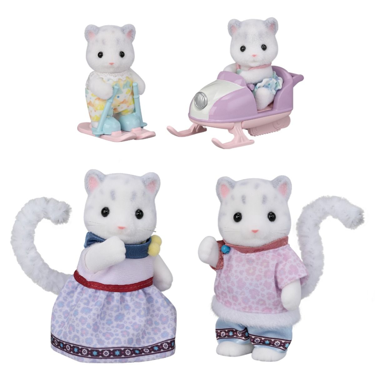 Sylvanian Families - Snow Leopard Family