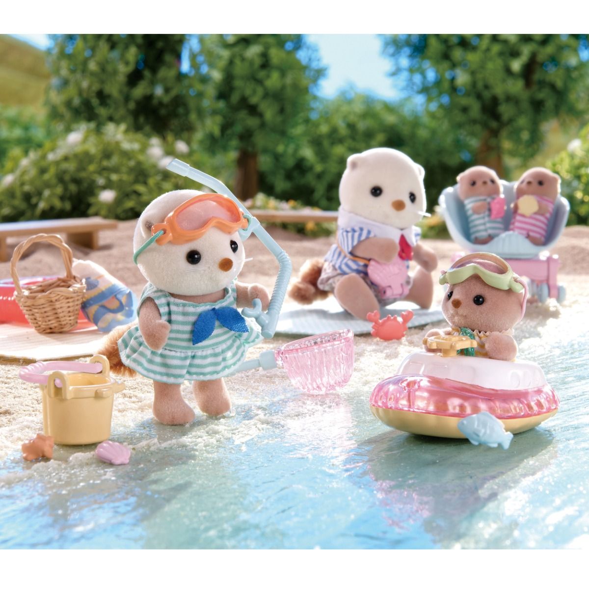 Sylvanian Families - Sea Otter Sisters - Splashy Snorkel Set