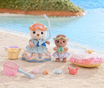 Sylvanian Families - Sea Otter Sisters - Splashy Snorkel Set