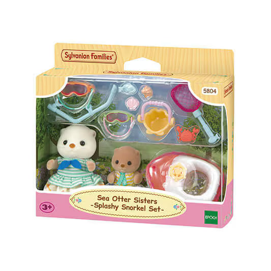 Sylvanian Families - Sea Otter Sisters - Splashy Snorkel Set