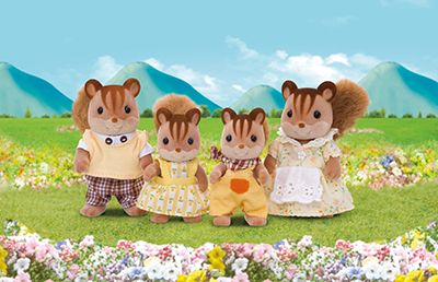 Sylvanian Families - Walnut Squirrel Family