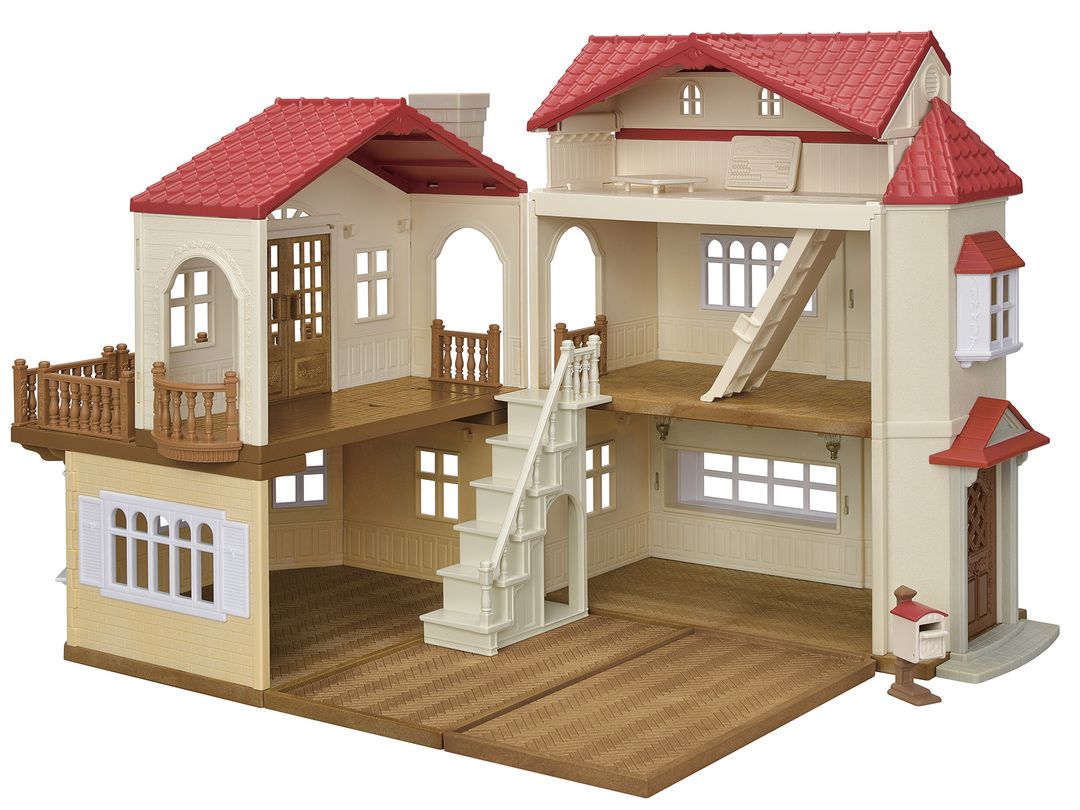 Sylvanian Families - Red Roof Country Home -Secret Attic Playroom-