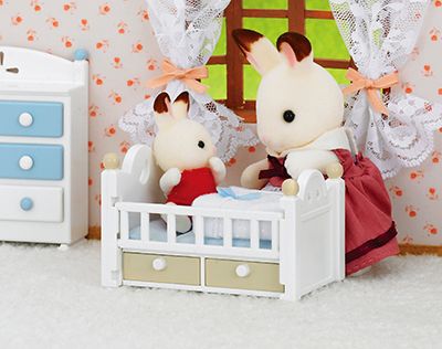 Sylvanian Families - Chocolate Rabbit Baby Set