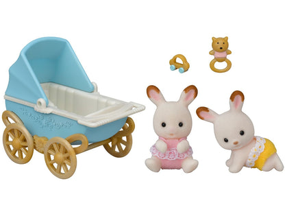 Sylvanian Families - Chocolate Rabbit Twins Set