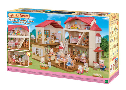 Sylvanian Families - Red Roof Country Home -Secret Attic Playroom-
