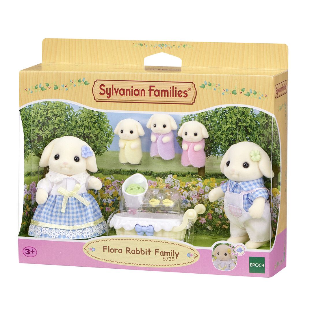 Sylvanian Families - Flora Rabbit Family