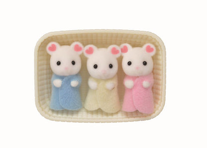 Sylvanian Families - Marshmallow Mouse Triplets