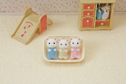 Sylvanian Families - Marshmallow Mouse Triplets