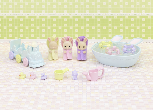 Sylvanian Families - Triplets Baby Bathtime Set