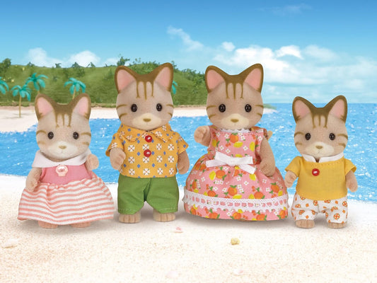 Sylvanian Families - Striped Cat Family