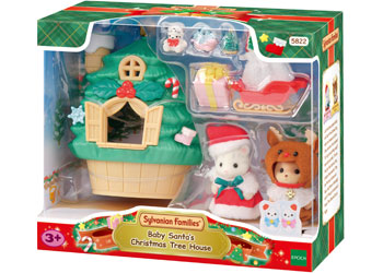 Sylvanian Families - Baby Santa's Christmas Tree House